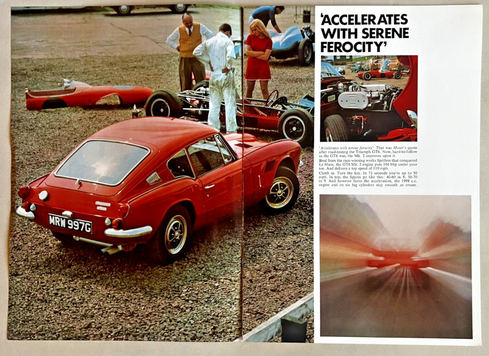 Triumph GT6 Mk 2 1968 Brochure