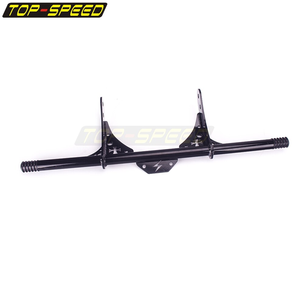 1X Black Front Crash Bar Protector For Harley Dyna FXDB FXDL FXD FXDFSE 2006-17