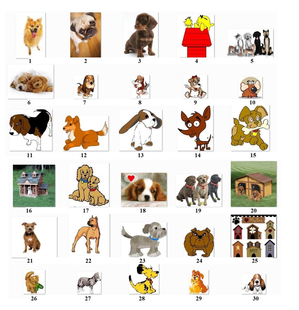 Personalized Cute Dogs Address Labels (CDX)