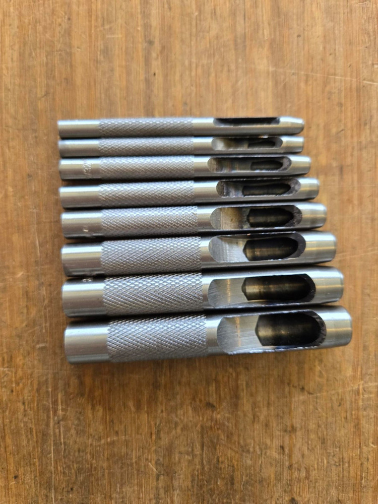 Leather Hole Punch Lot x 8  Leather Craft Tools Used?