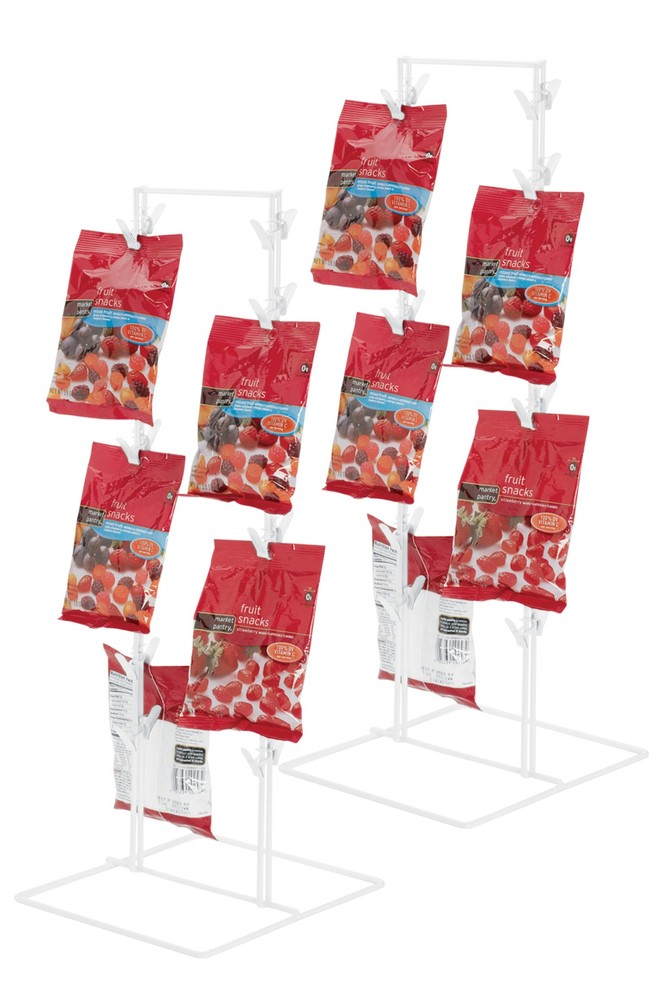 SSWBasics Spring Clip White Countertop Rack