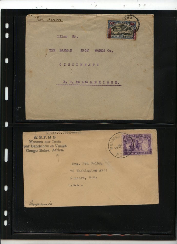 Belgian  2  covers  to   US          MS0125