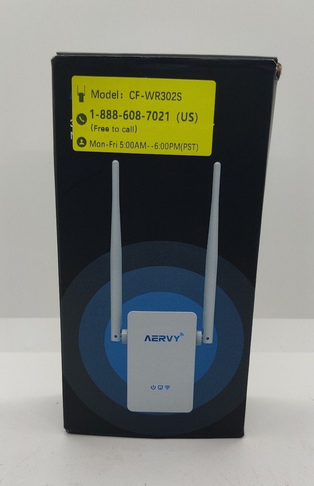 AERVY CF-WR302S 300Mbps WiFi Range Extender-white--- open box