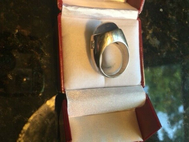 blue star sapphire ( 16 mm,26g) 14k ring