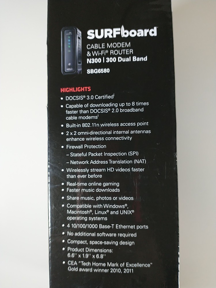 Arris Cable Modem & WiFi Router