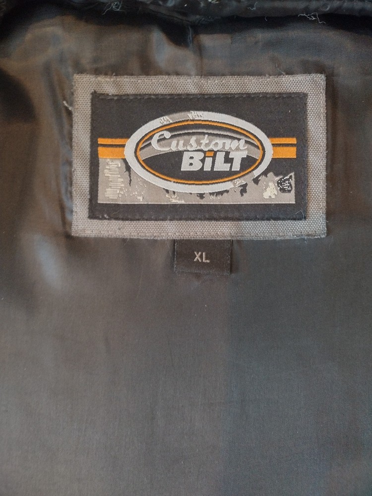Motorcycle jacket - Custom Bilt Drago Jacket, Built In Padding