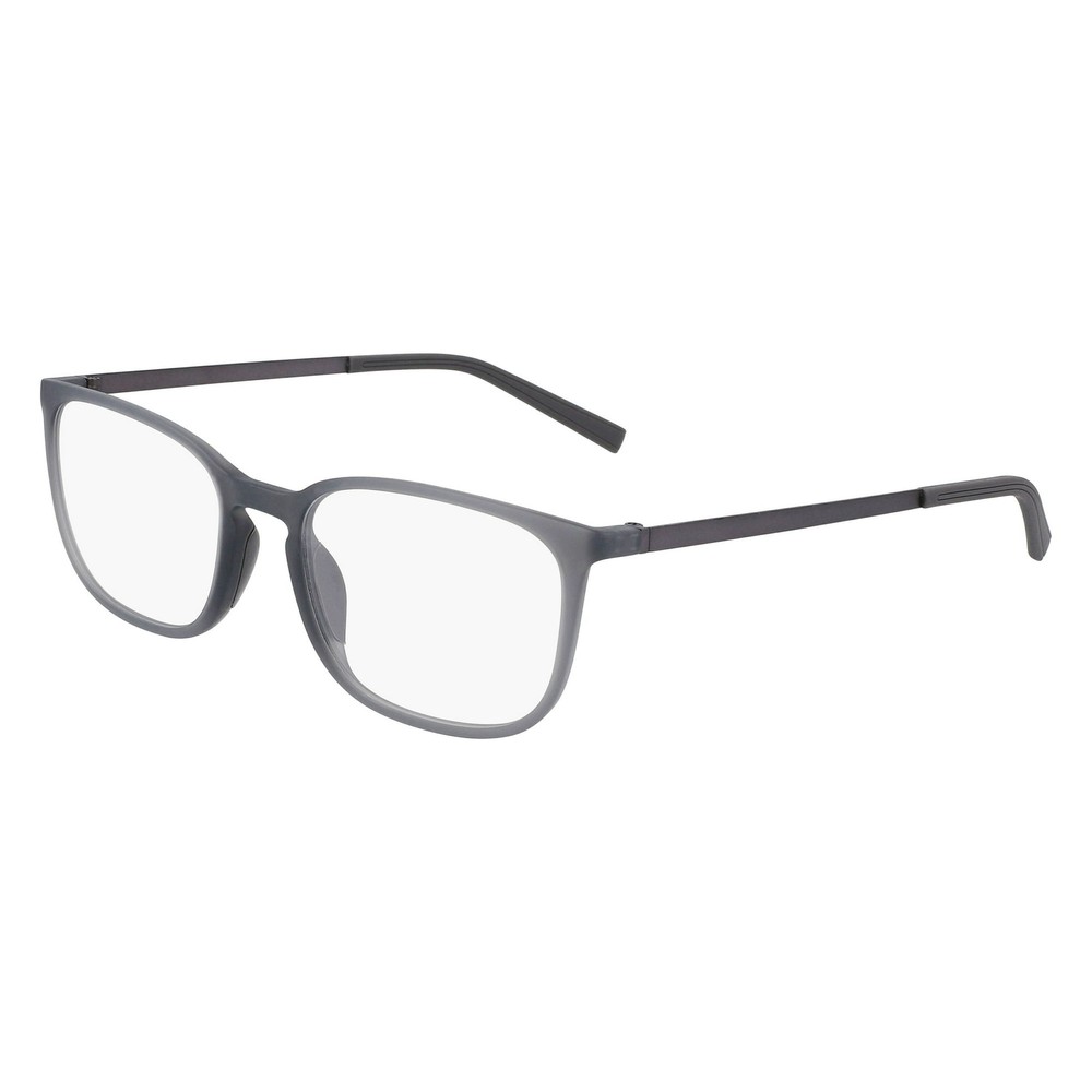 Flexon Men's EP8012 Rectangular 55mm Eyeglasses Frames Matte Gray