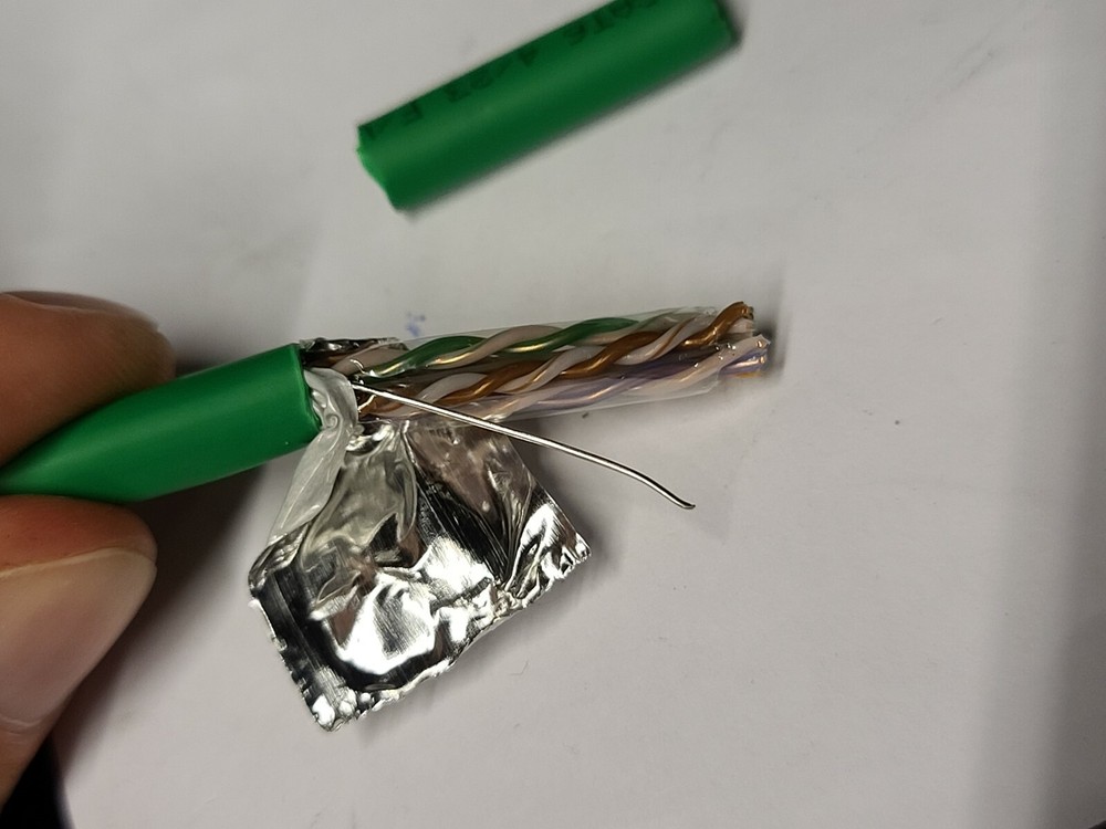 Commscope CS34P 23/4P Cat6 F/UTP WebTrak Plenum Shield Network Cable Green/100ft