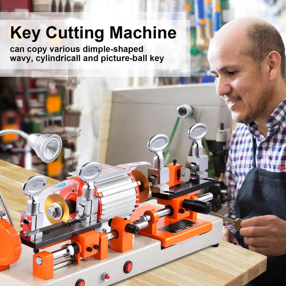 2-ended Key Cutting Duplicating Machine Cutter Car Key Copier Locksmith Tool