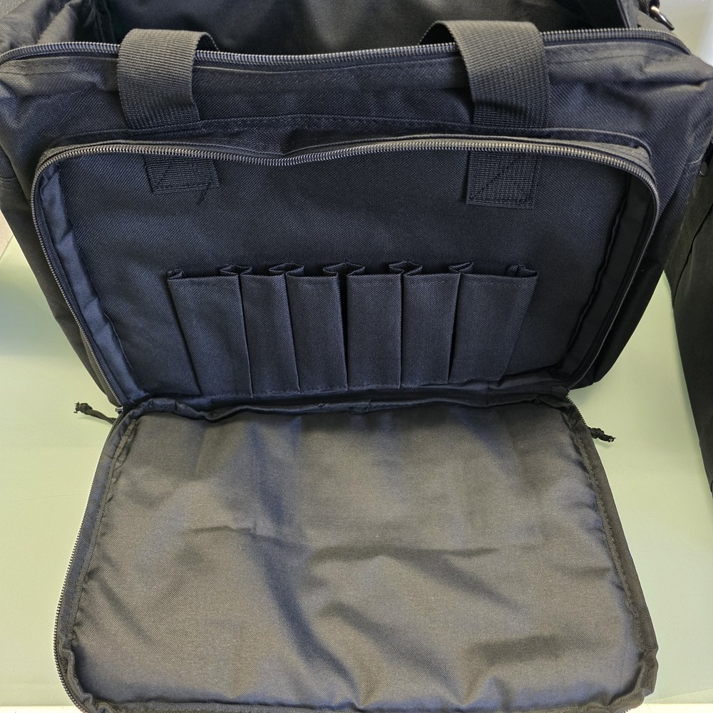 USCCA Range Bag Tactical Gear Duffel Bag Black Shoulder Strap Carrying Case