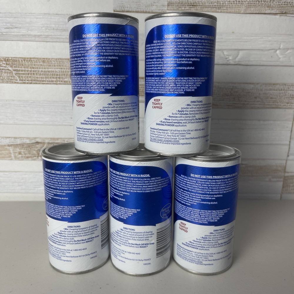 5 Softsheen-Carson Magic Shave Regular Strength Shaving Powder, 5 oz