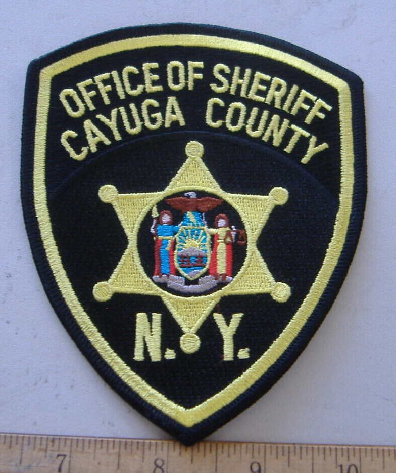 CAYUGA COUNTY SHERIFF NEW YORK FABRIC PATCH