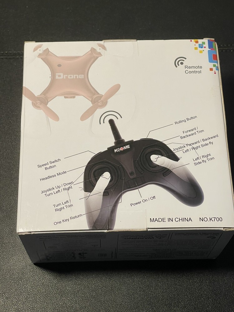 KOO ME Mini Quadcopter Red Remote Control NIB
