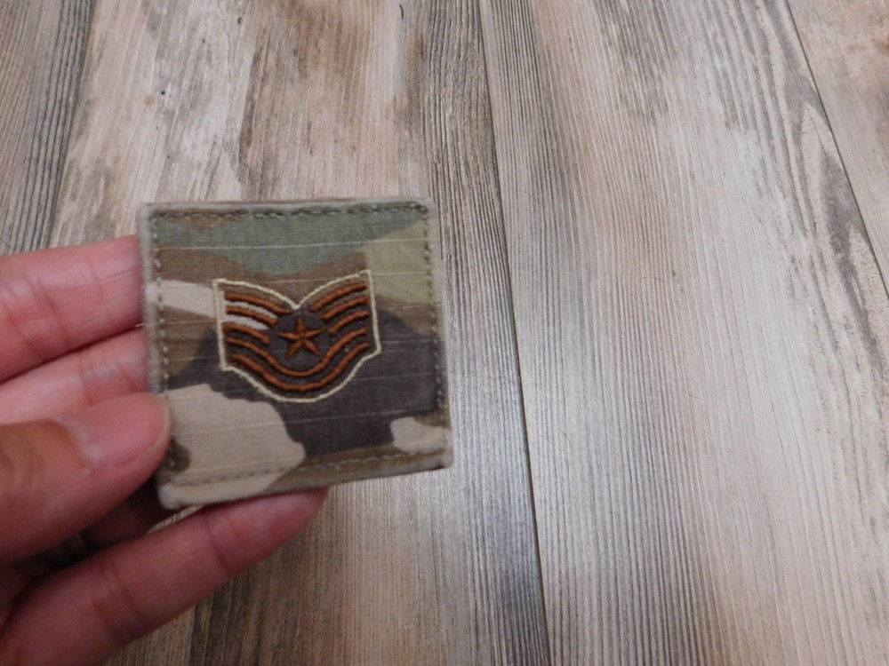 US AIR FORCE MULTICAM /OCP TECHNICAL SERGEANT E6 RANK PATCH