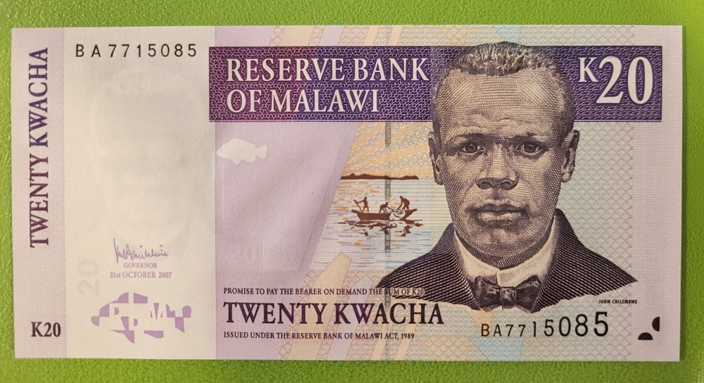 Malawi 20 Kwacha, 2007, P-52c, UNC