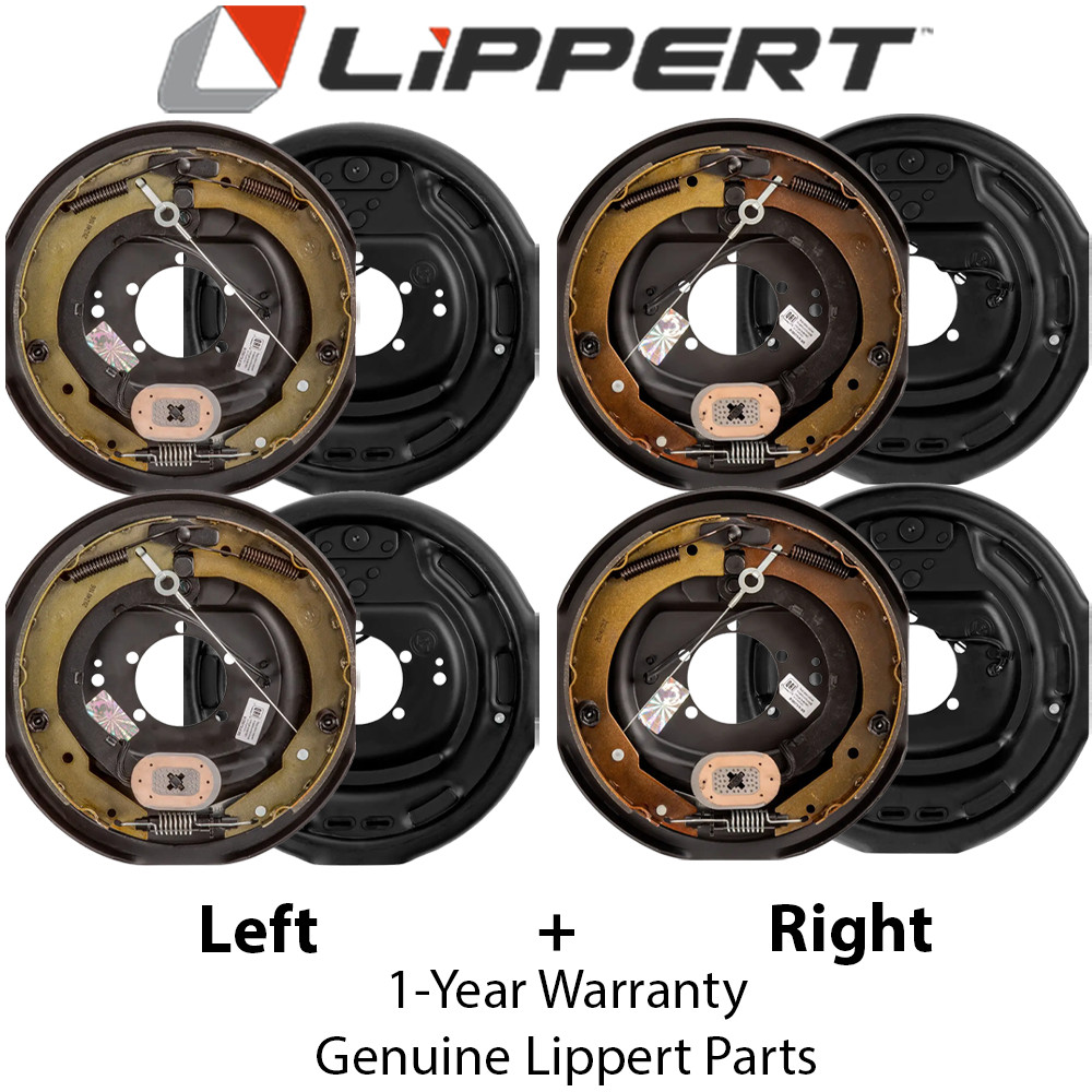 Lippert 4x 12x2 Self-Adjusting Brake Assembly 2-Pair 5.2-7K Fit Dexter/AlKo, etc