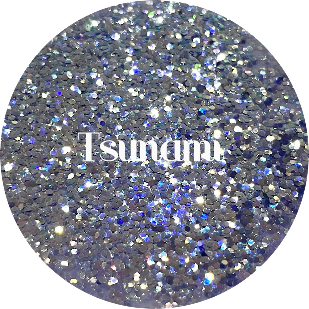Premium Polyester Glitter - Blue Grey