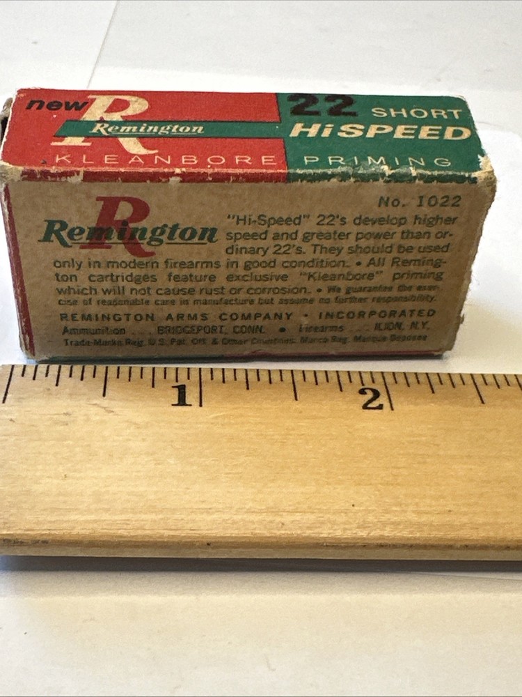 Vintage Remington Advertising Empty Ammo Box
