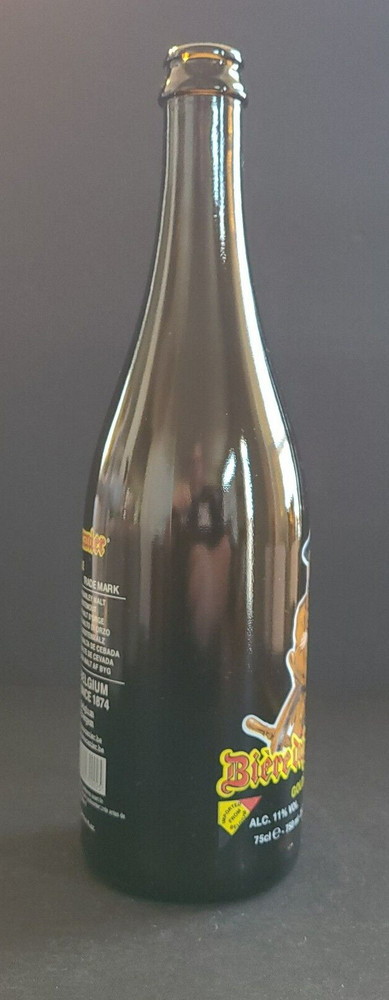 Empty Bier du Buocanier 750mL Bottle with Painted Graphics
