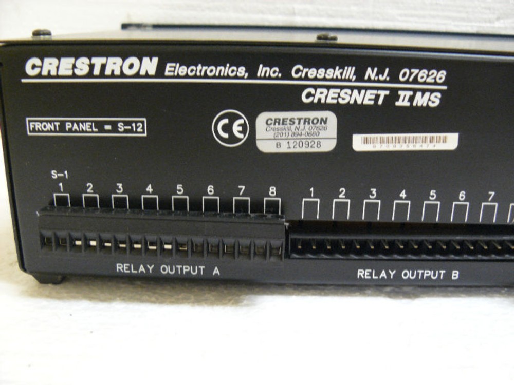 CRESTRON CRSNET IIMS MEDIA CONTROL SYSTEM