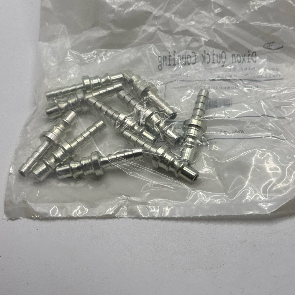 Dixon Quick Coupling M2S2 Hose Barb Plug 1/4" (10PK)