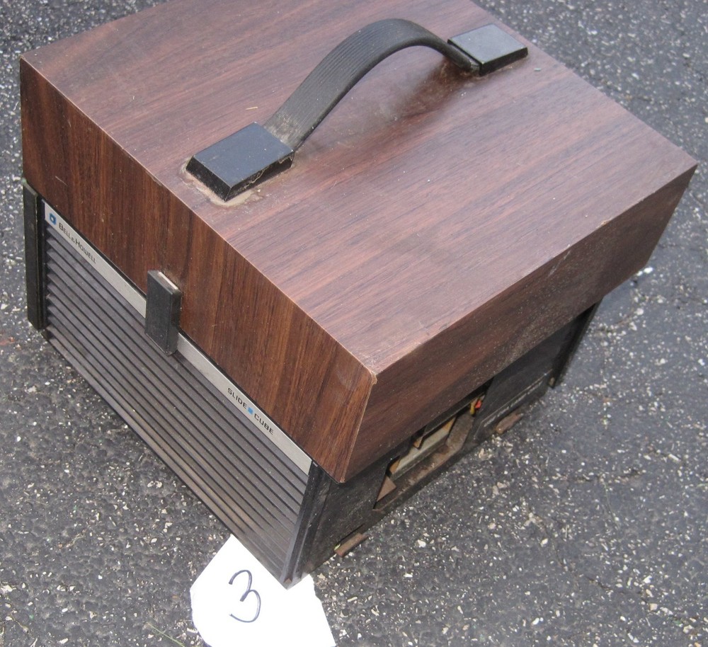 slide cube projector