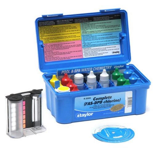 Taylor Technologies K-2006 Complete Chlorine Pool & Spa Water Test Kit