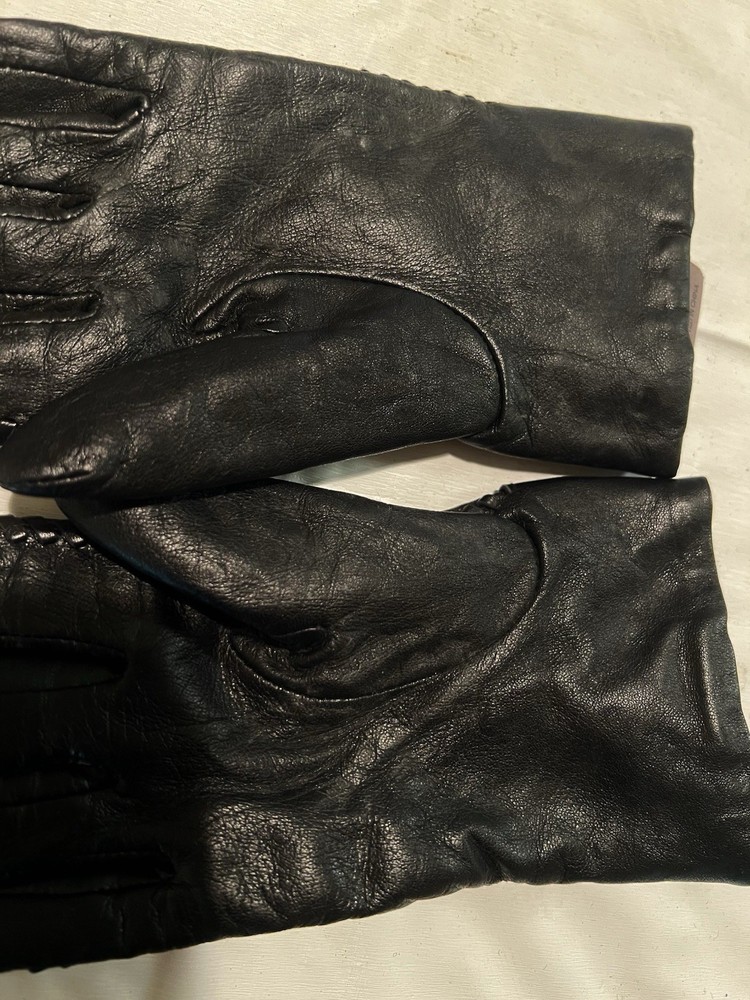 Wilson Leather Black Leather Gloves L Thinsulate Lined