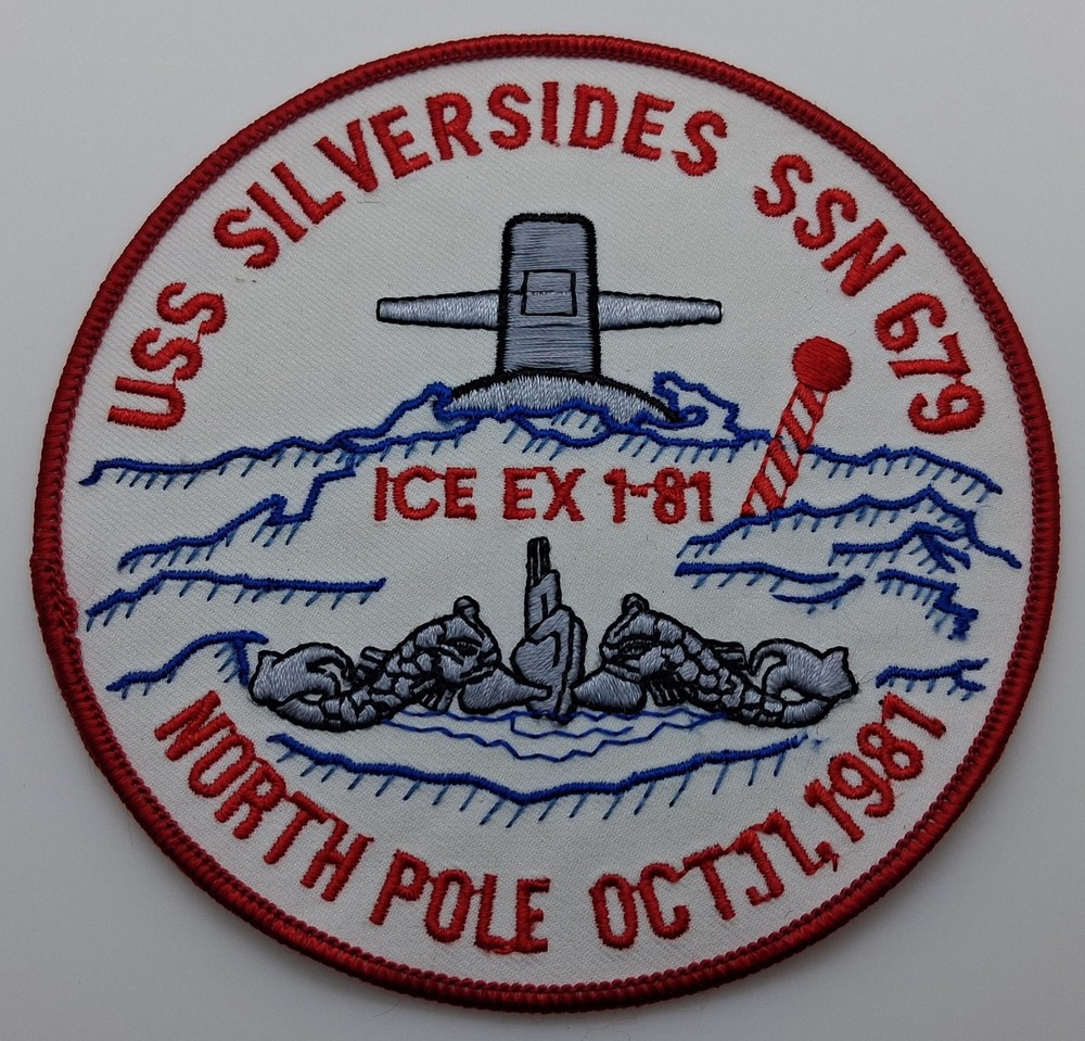 USS Silversides SSN-679 North Pole 1981 Patch
