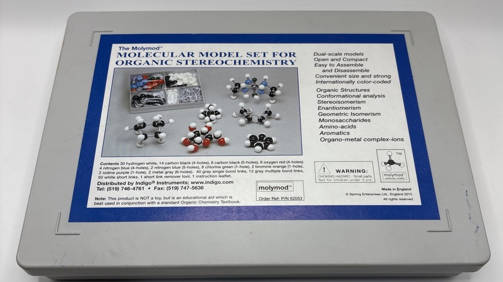 Molecular Model Set For Organic Stereochemistry New Never Used