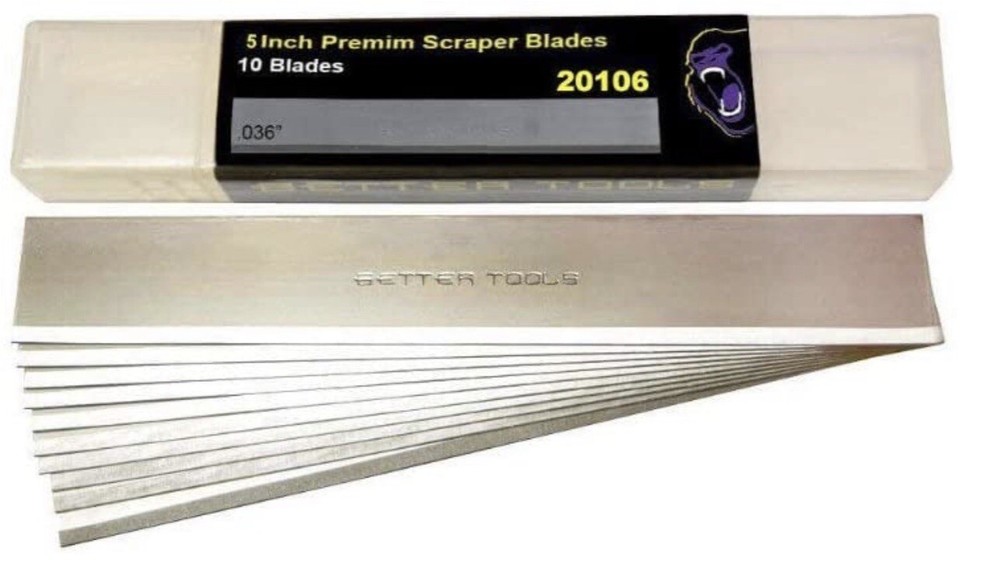 Better Tools 5” Scraper Blades, 1 Box