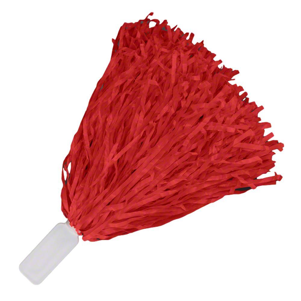 Non Light Up Short Handle Cheer Pom poms Red