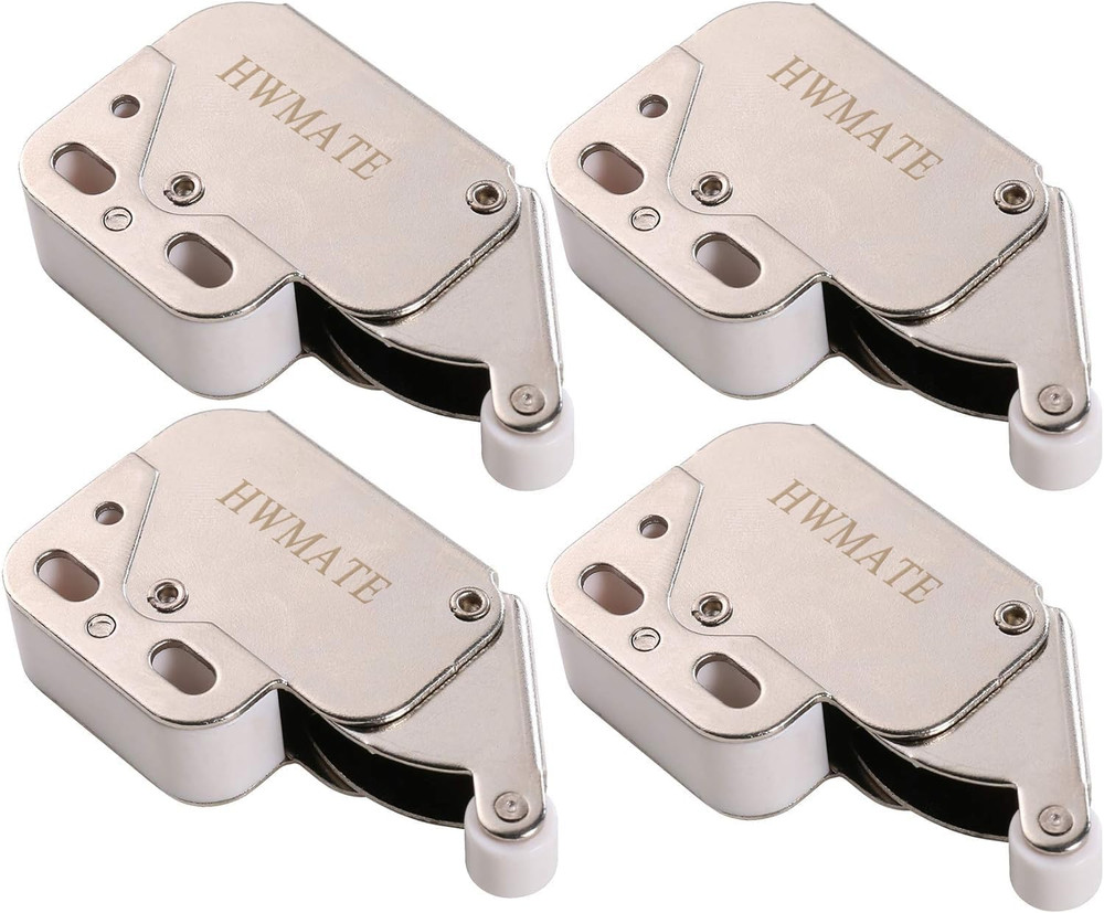 Push to Open Touch Release Lock Spring Loaded Mini Latch for Kitchen Cabinet Cup