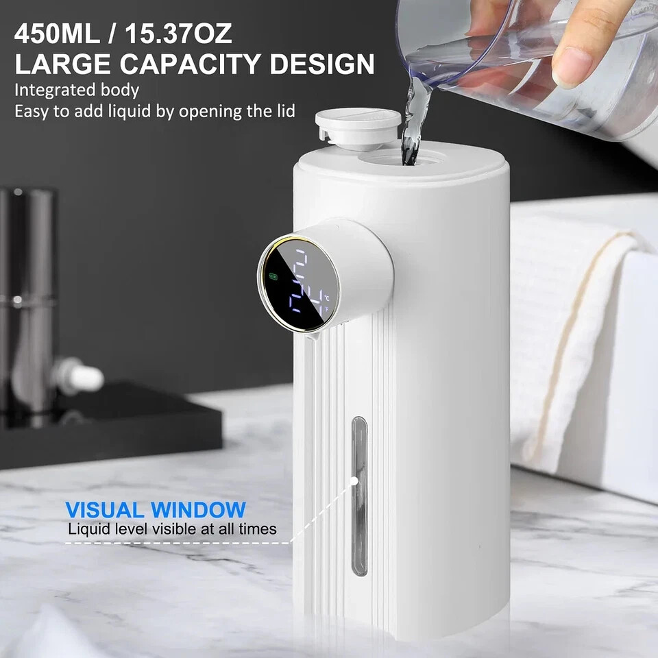 MONSTAKE W5 AUTOMATIC SOAP DISPENSER FOAMING - WHITE