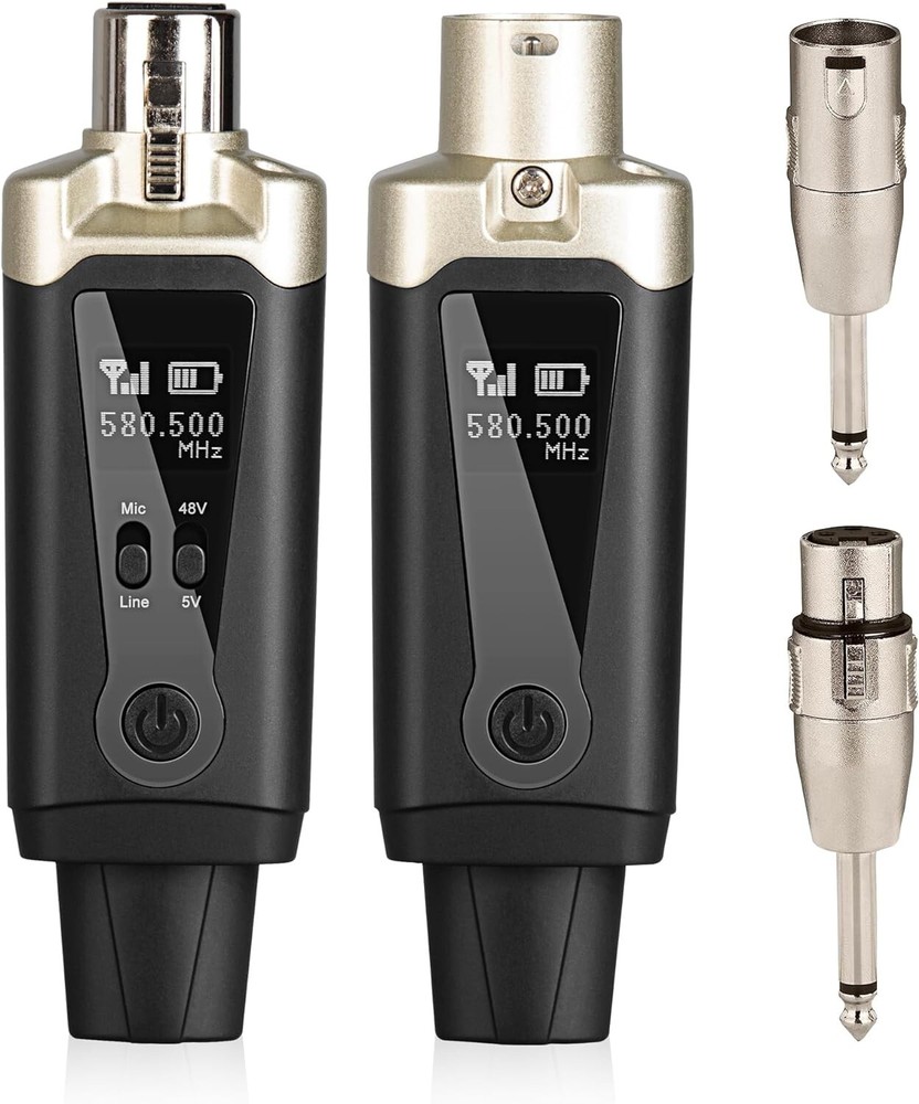 AirSync UHF Wireless XLR Microphone Adapter by CODA Music Tech