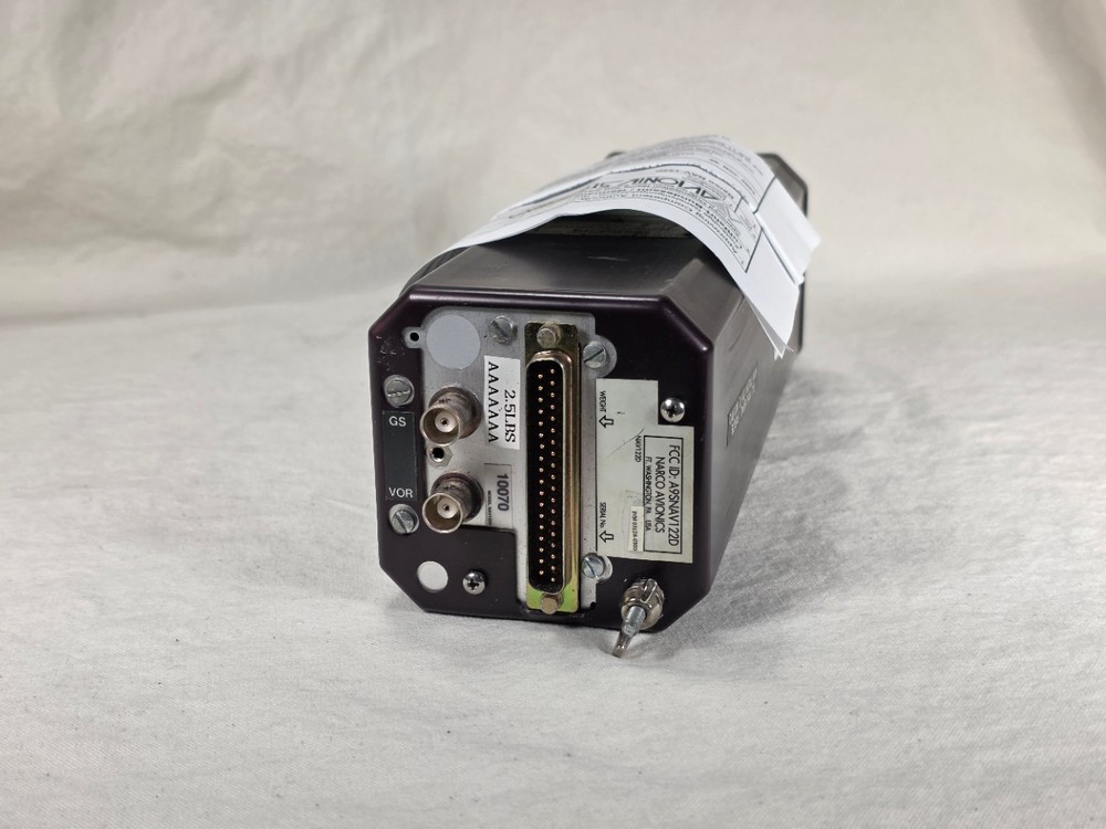 NARCO NAV-122D VOR/LOC Glidescope Indicator NAV Receiver