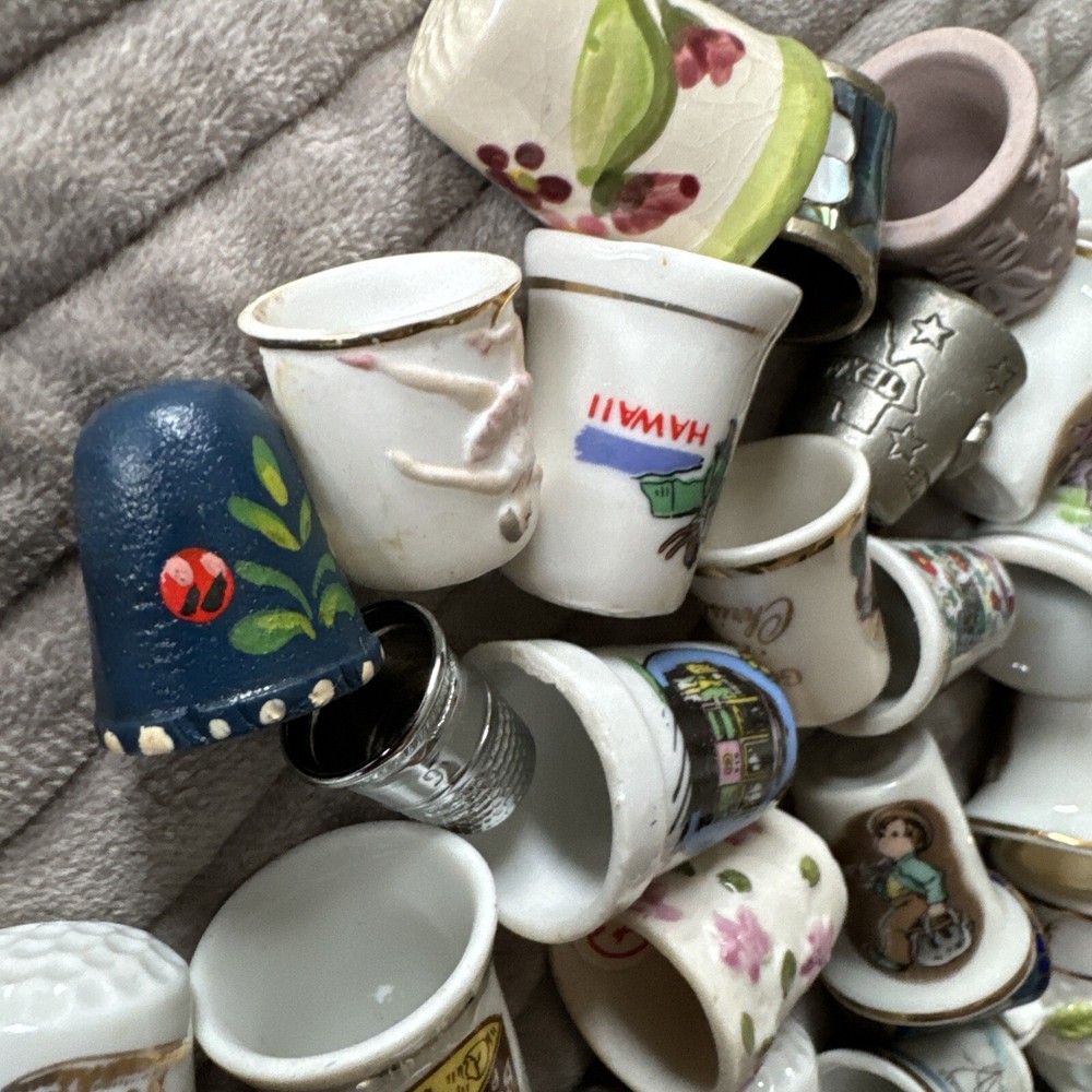 Vintage Sewing Thimbles Lot