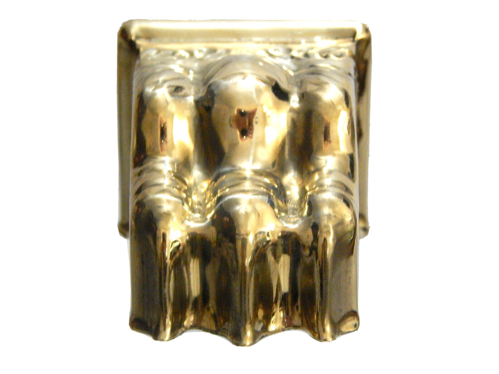 Claw Foot Table Stamped Brass Toe Cap Medium