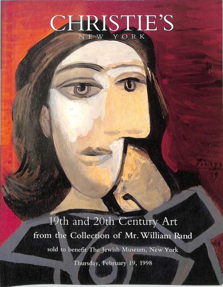 Christie's 1998 Auction Catalog: William Rand Collection