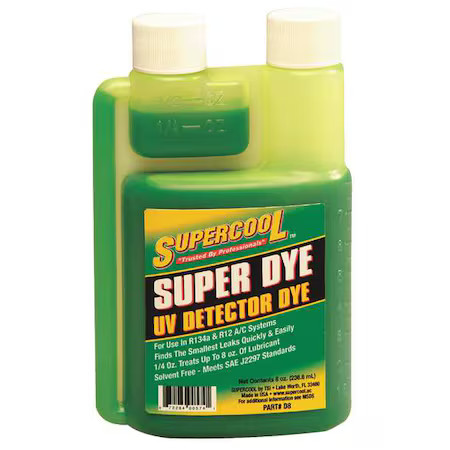 Supercool D8 A/C Leak Detection Dye, 8 Oz