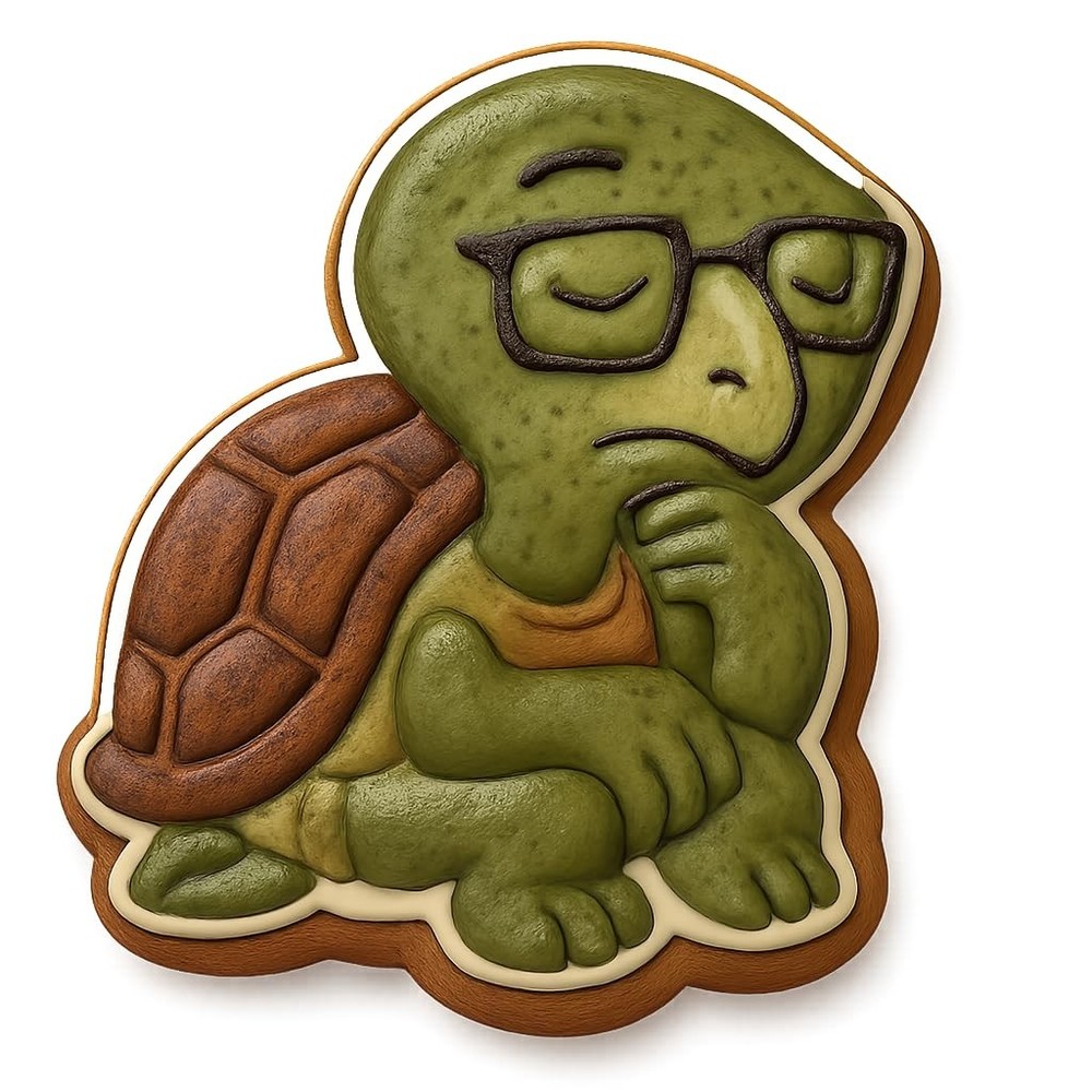 Wise Tortoise Cookie Cutter 4x3.2" Creative Kitchen Baking Tool