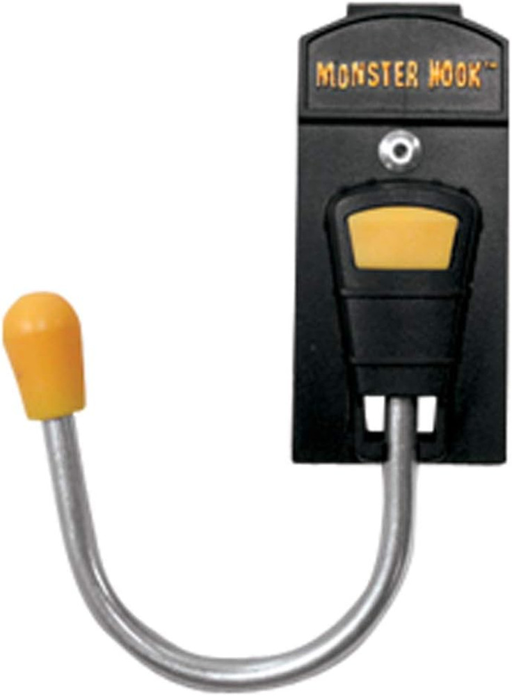 93333 Single Monster Hook, Yellow, Black