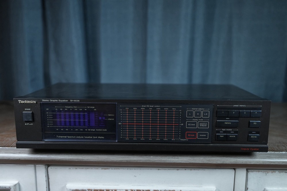 1986 Technics Stereo Graphic Equalizer SH-8036 (TESTED)