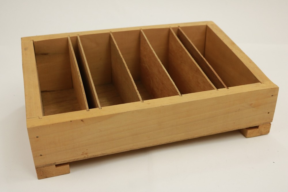 Vintage Original Camera Assistant Front Wooden Box for Accessories Tools