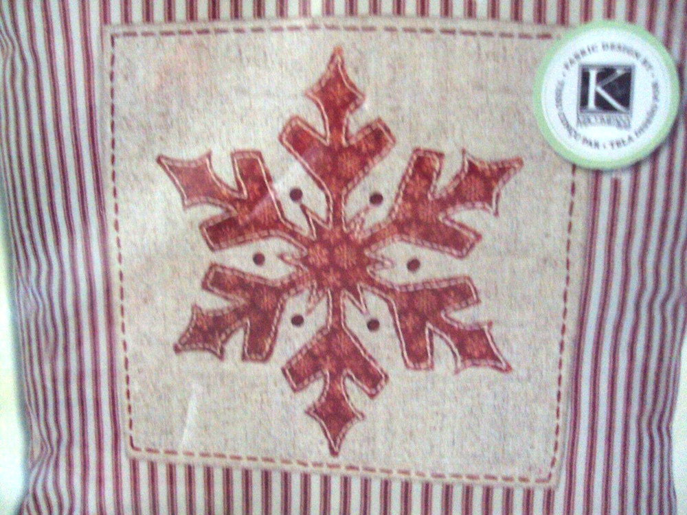 Dimensions Fabric Applique Embroidery Kit Snowflake