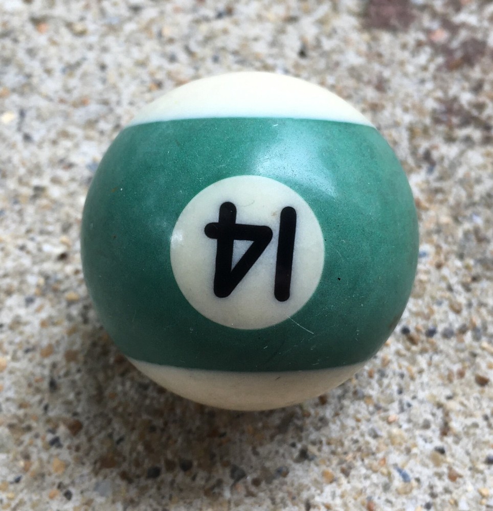 Mini Pool Ball #14 - Brand Unknown