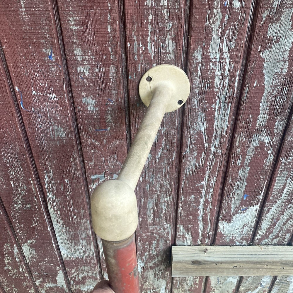 Vintage Unique Brass Fire Engine Handrail Fixture See Description