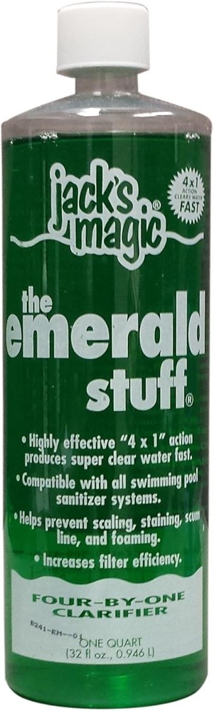 Jack's Magic Emerald Stuff 4X1 Clarifier, 32 oz
