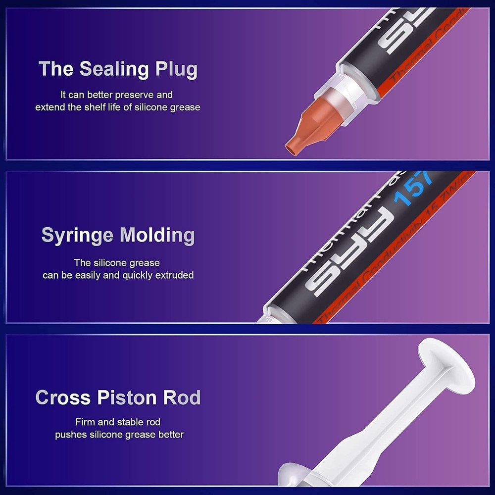 2g Thermal Paste - Ultimate Heat Transfer Solution for PCs, PS4, and Xbox