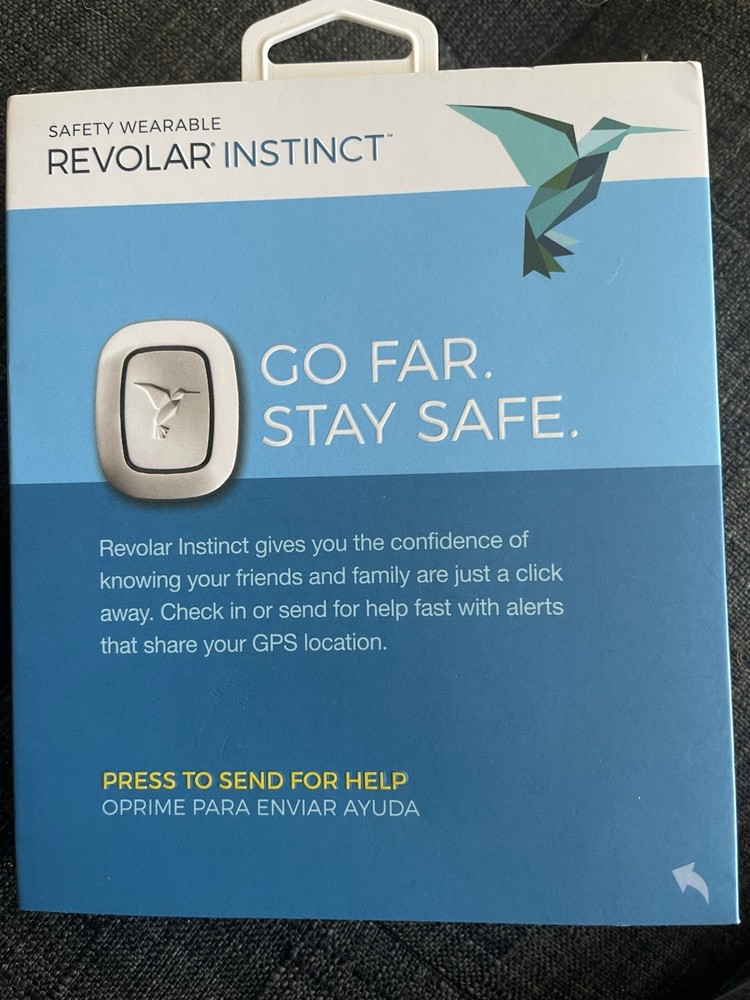 Revolar Instinct - Safety Wearable Tracker - NEW (open box)